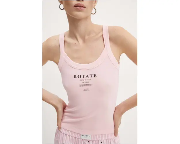 Rotate top femei, culoarea roz