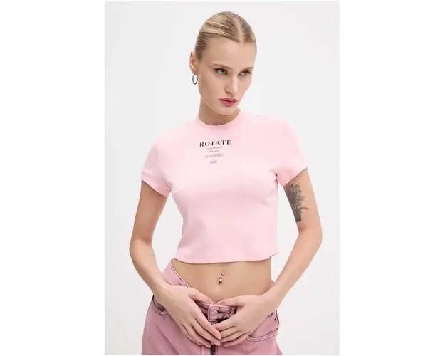 Rotate tricou femei, culoarea roz