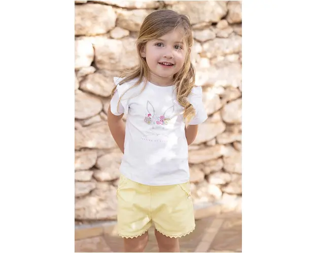 Tartine et Chocolat tricou copii culoarea alb