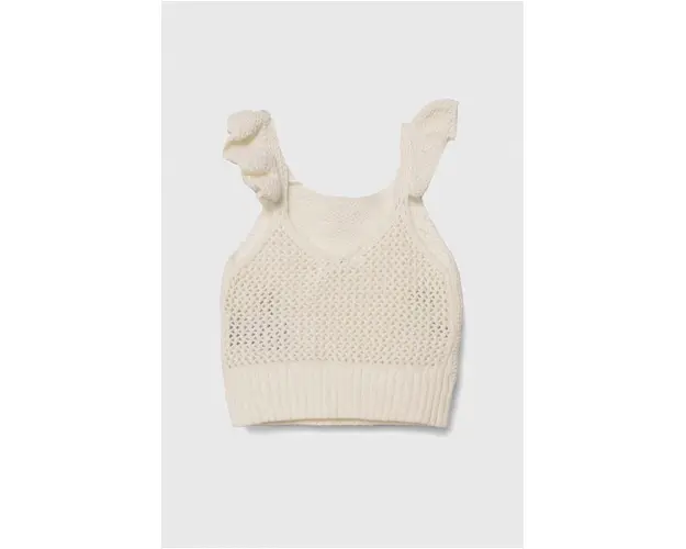 zippy top din bumbac pentru copii culoarea bej