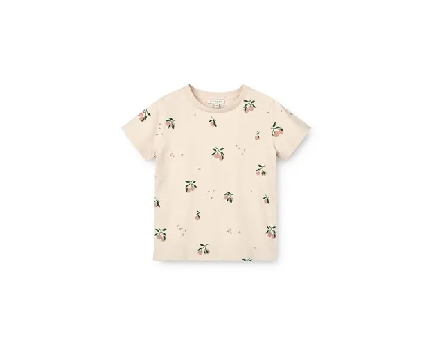 Liewood tricou de bumbac pentru copii Apia Printed Shortsleeve T-shirt culoarea roz, cu imprimeu