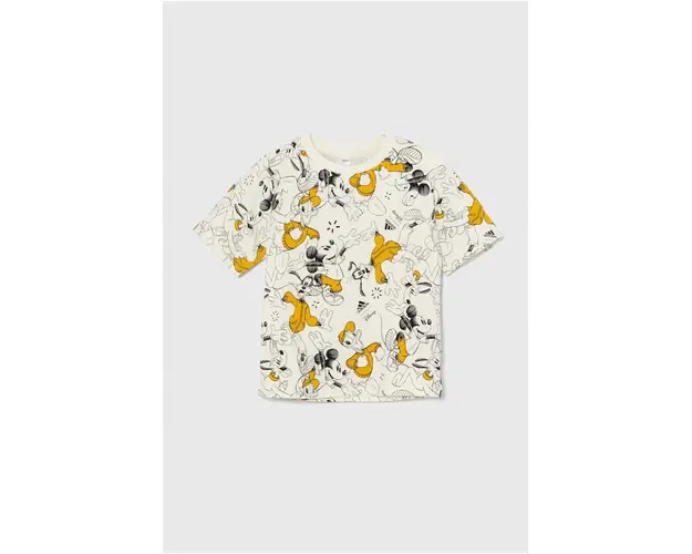 adidas tricou copii x Disney culoarea alb, modelator
