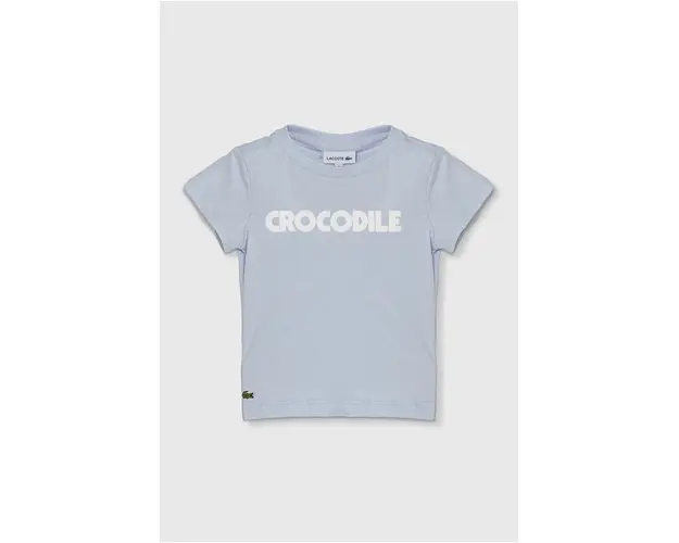 Lacoste tricou de bumbac pentru copii cu imprimeu