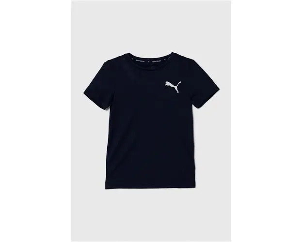 Puma tricou copii ACTIVE Small Logo Tee B culoarea albastru marin, cu imprimeu