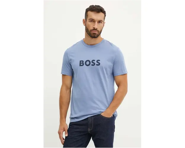 BOSS tricou din bumbac barbati, cu imprimeu, 50503276