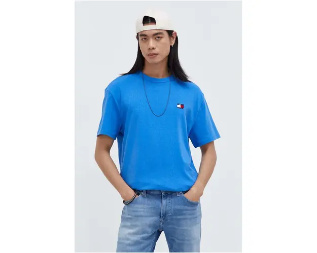 Tommy Jeans tricou din bumbac barbati, cu imprimeu DM0DM17995