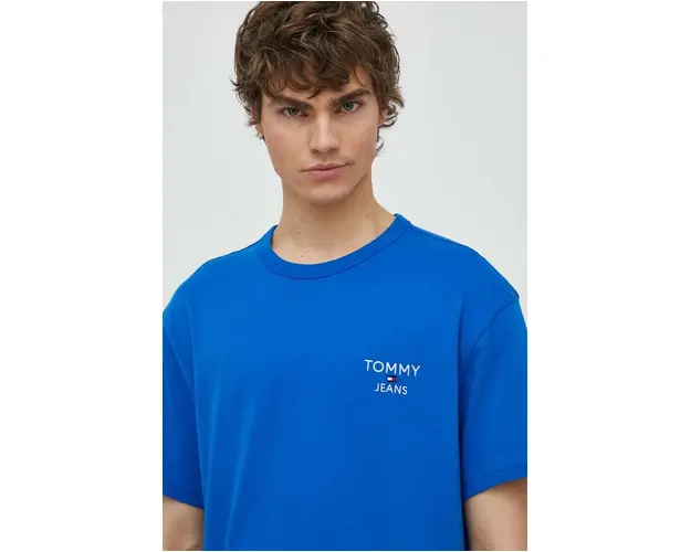 Tommy Jeans tricou din bumbac barbati, cu imprimeu DM0DM18872
