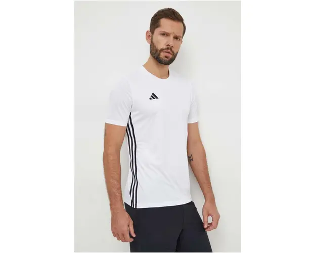 adidas Performance tricou de antrenament Tabela 23 culoarea alb, cu imprimeu H44526