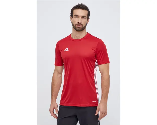 adidas Performance tricou de antrenament Tabela 23 culoarea rosu, cu imprimeu HT6552