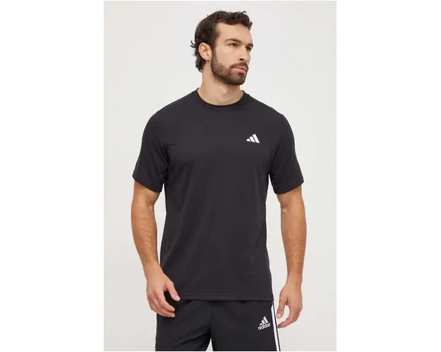 adidas Performance tricou de antrenament TR-ES culoarea negru, uni IC7421