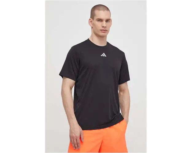 adidas Performance tricou de antrenament HIIT 3S culoarea negru, neted, IL7128
