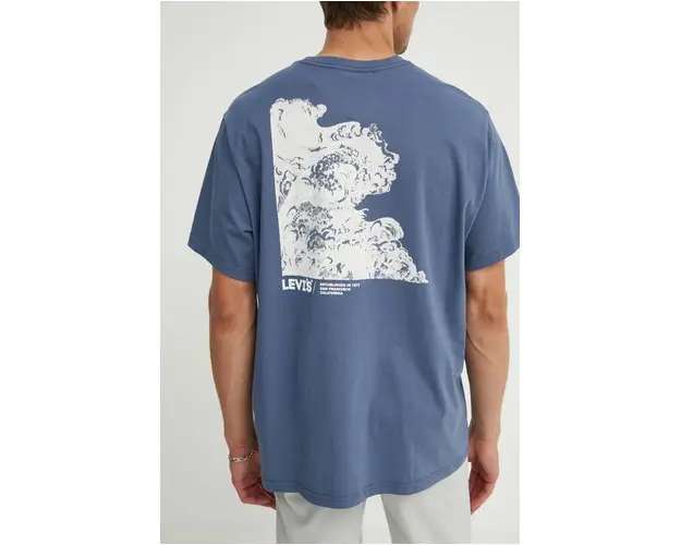 Levi's tricou din bumbac barbati, cu imprimeu