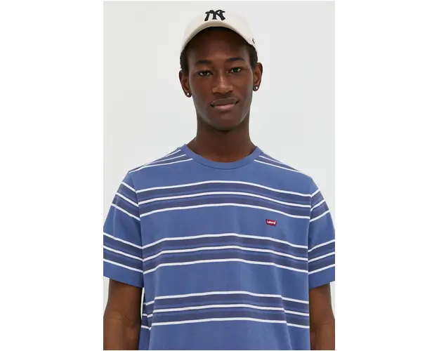 Levi's tricou din bumbac barbati, neted