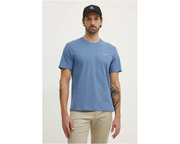 Pepe Jeans tricou din bumbac Connor barbati, neted