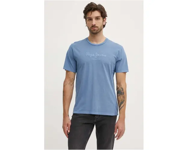 Pepe Jeans tricou din bumbac barbati, cu imprimeu