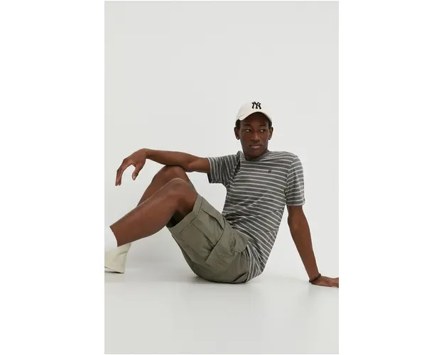 G-Star Raw tricou din bumbac barbati, culoarea gri, modelator