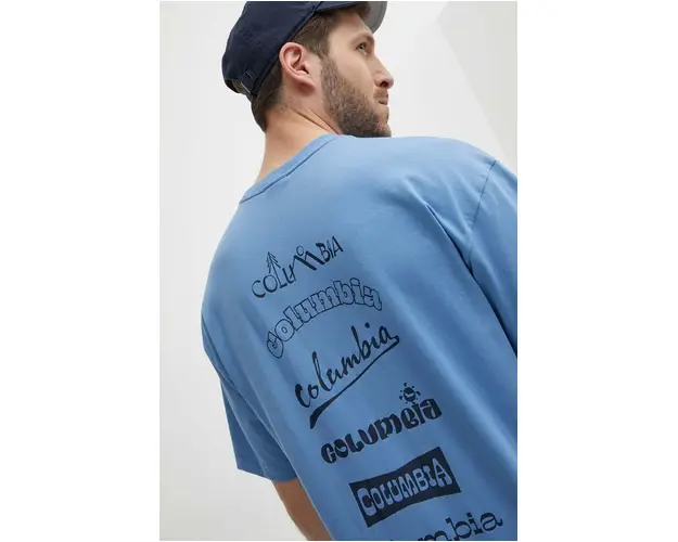 Columbia tricou Burnt Lake barbati, cu imprimeu, 2071711