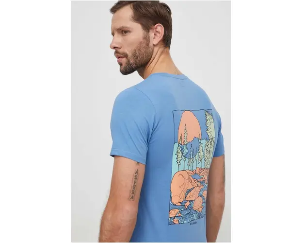 Columbia tricou din bumbac Rapid Ridge barbati, cu imprimeu 1934824