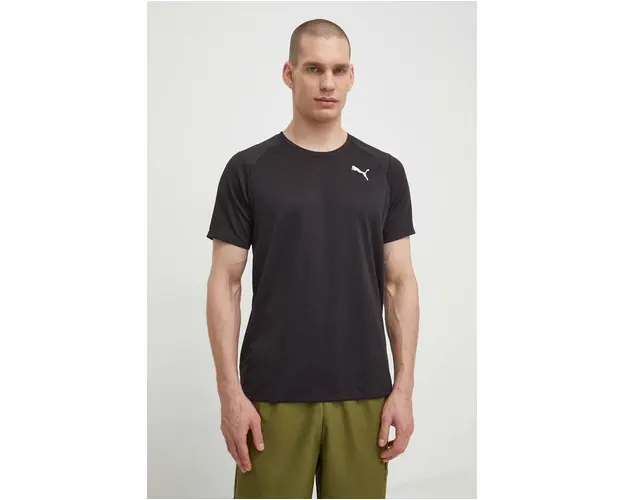 Puma tricou de antrenament Fit Full Ultrabreathe culoarea negru, cu imprimeu, 524930