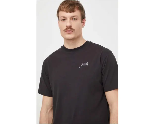 Puma tricou din bumbac barbati, culoarea negru, uni 624772