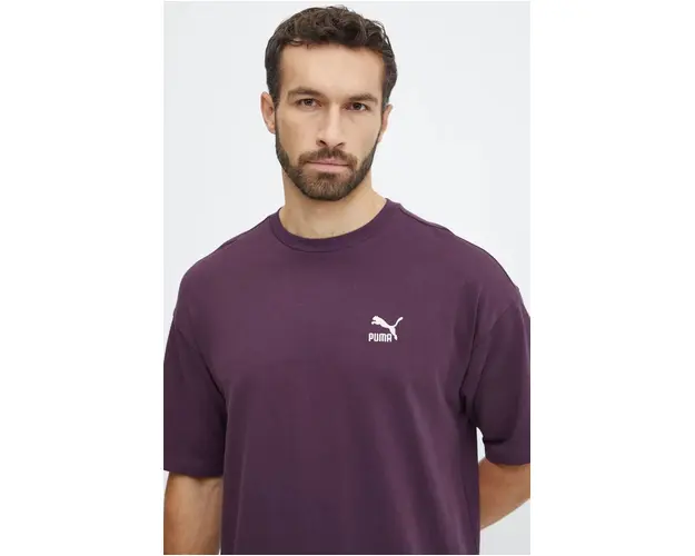 Puma tricou din bumbac BETTER CLASSICS barbati, culoarea negru, cu imprimeu, 679188