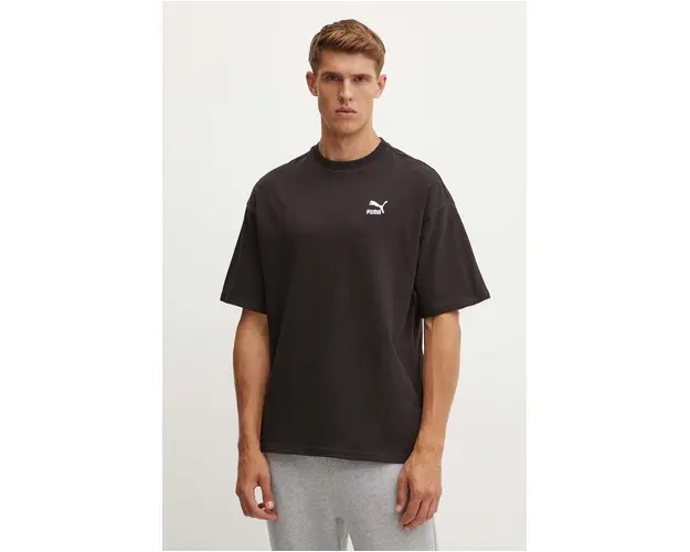 Puma tricou din bumbac BETTER CLASSICS barbati, culoarea negru, cu imprimeu 679188