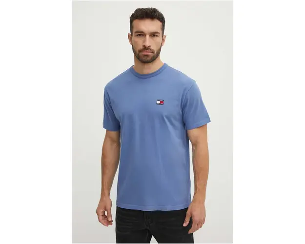 Tommy Jeans tricou din bumbac barbati, neted, DM0DM18912