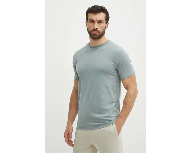 Helly Hansen tricou barbati, culoarea verde, melanj