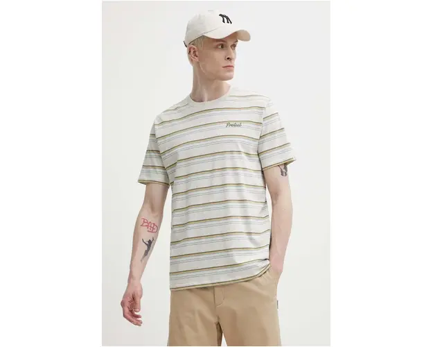 Protest tricou Prtarthur barbati, culoarea bej, modelator, 1710843