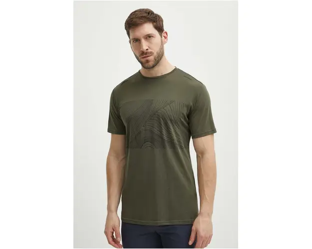 Viking tricou sport Morain culoarea verde, cu imprimeu