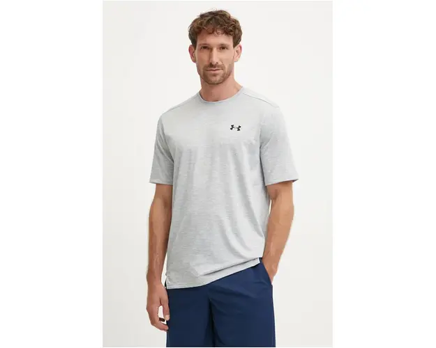 Under Armour tricou de antrenament Tech Vent culoarea gri, melanj