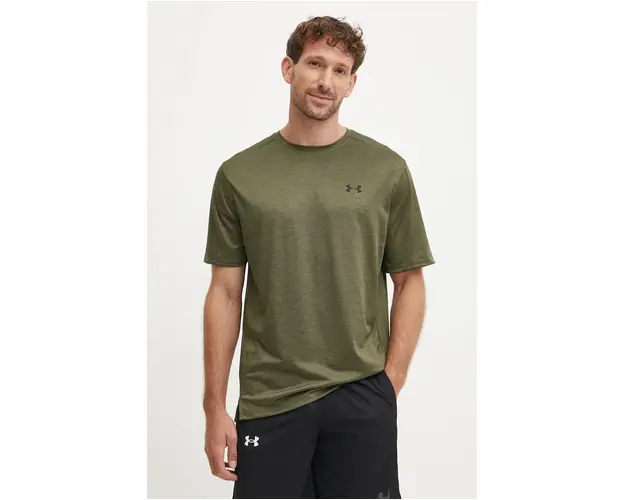 Under Armour tricou de antrenament Tech Vent culoarea verde, melanj