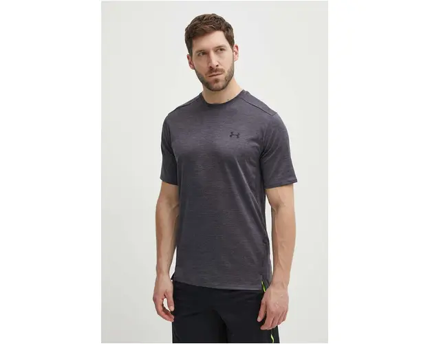 Under Armour tricou de antrenament Tech Vent culoarea gri, melanj