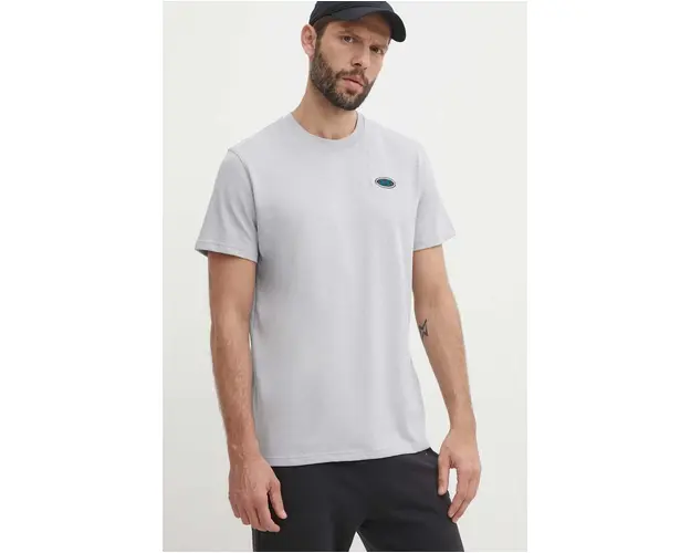 Under Armour tricou barbati, culoarea gri, neted