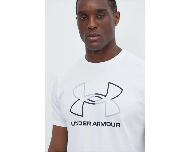 Under Armour tricou barbati, culoarea alb, modelator