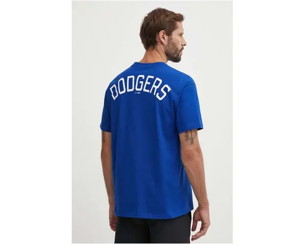 Nike tricou din bumbac Los Angeles Dodgers barbati, cu imprimeu