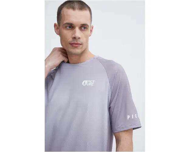 Picture tricou sport Osborn Printed culoarea violet, modelator, MTS1076