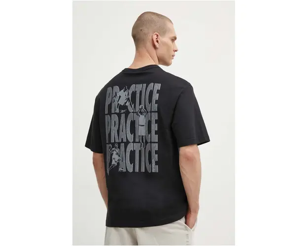 Reebok Classic tricou din bumbac Basketball barbati, culoarea negru, cu imprimeu, 100075806