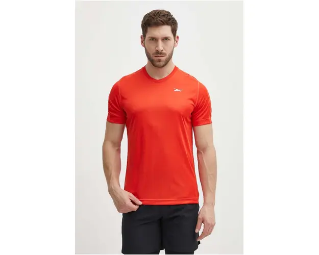 Reebok tricou de antrenament Identity Training culoarea rosu, neted, 100076456