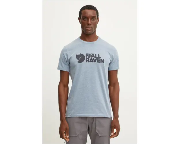 Fjallraven tricou Fjällräven Logo T-shirt M barbati, cu imprimeu, F87310.520.999