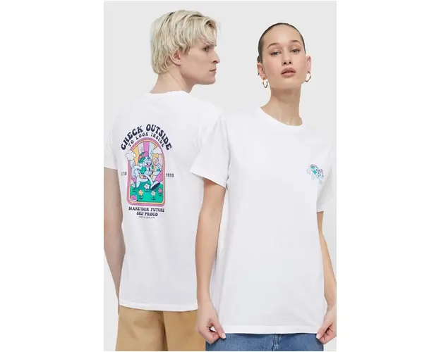 Kaotiko tricou din bumbac culoarea alb, cu imprimeu