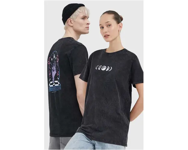 Kaotiko tricou din bumbac culoarea negru, cu imprimeu