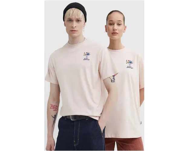 Kaotiko tricou din bumbac culoarea roz, cu imprimeu