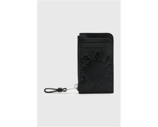 AllSaints portofel de piele TIERRA barbati, culoarea negru, M266XB