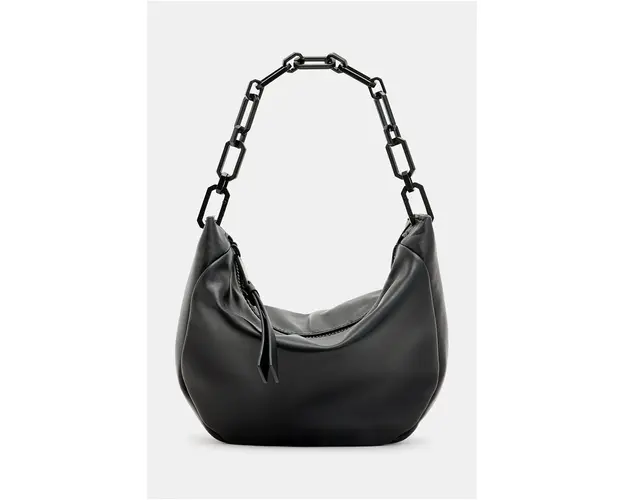 AllSaints poseta de piele MADEA MINI culoarea negru, W214XB