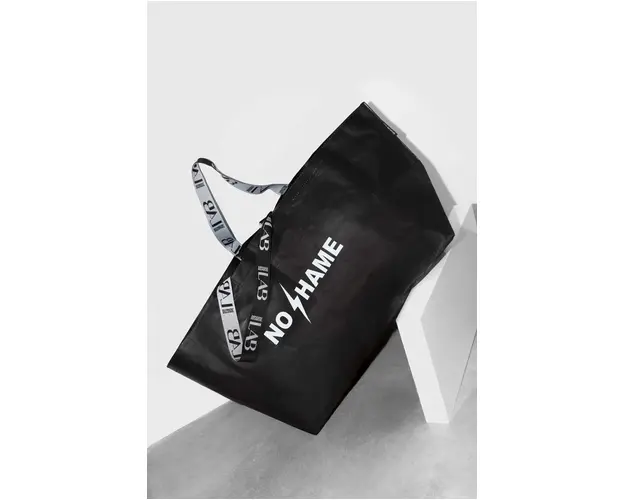 Answear Lab poseta X limited collection NO SHAME culoarea negru