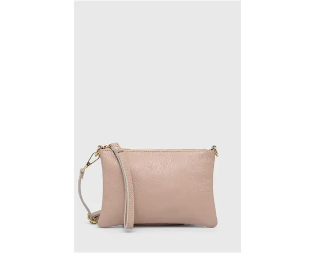 Answear Lab poseta de piele culoarea roz