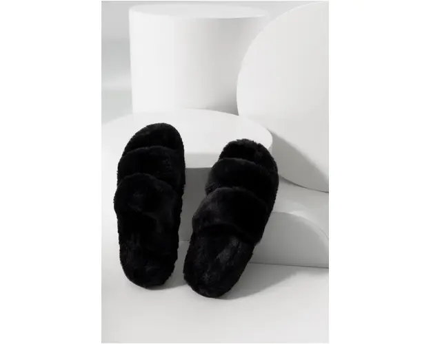 Answear Lab papuci de casa culoarea negru