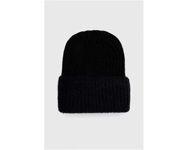 Answear Lab caciula culoarea negru, din tricot gros