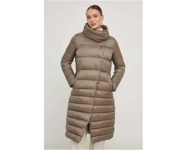 Answear Lab geaca femei, culoarea bej, de iarna